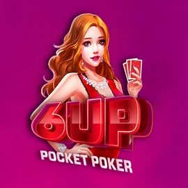 6 Up Pocket Poker slot logo by FlipLuck at Lizaro Casino