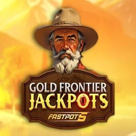 Gold Frontier Jackpots FastPot5 game by Yggdrasil – logo hosted on Lizaro Casino