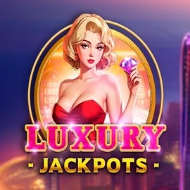 Luxury Jackpots online game logo by Triple Cherry on lizaroo.com.pl