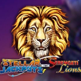Play the Stellar Jackpots with Serengeti Lions slot by Lightning Box Game on Lizaro Casino