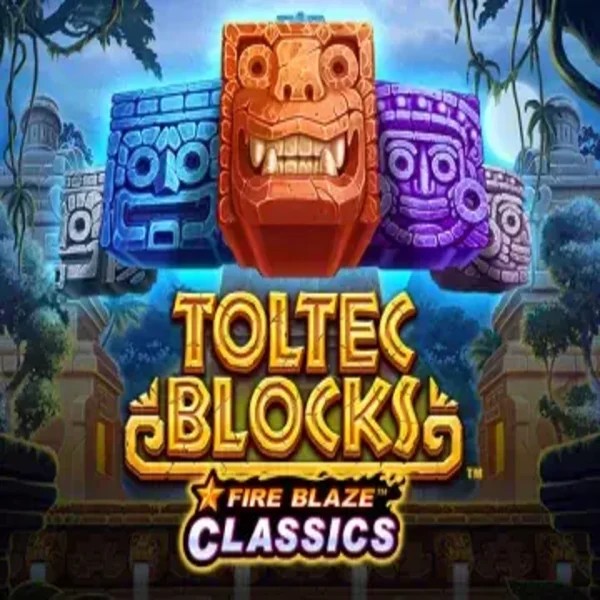 Fire Blaze: Toltec Blocks by Rarestone Gaming, showcased at lizaroo.com.pl – game logo
