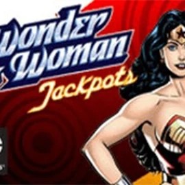 Try Wonder Woman Jackpots slot by Amaya on lizaroo.com.pl – logo image